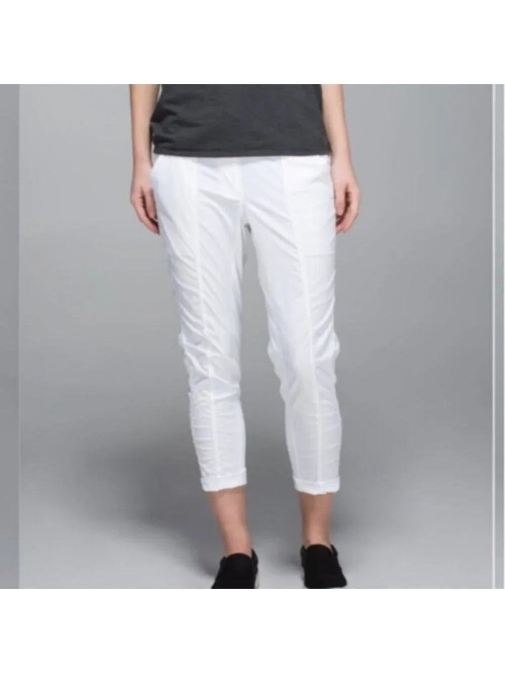 Lululemon Street To Studio Pant II White like new